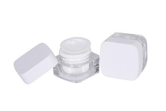 Transparent Square Acrylic 5g Mini Cosmetic Containers