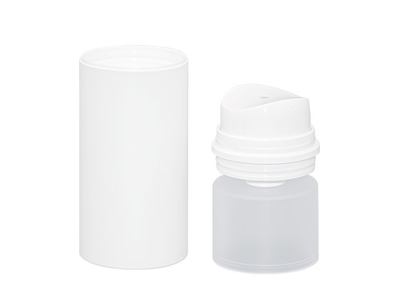 Sustainable Central Hole Outlet PP Airless Bottle Cosmetic Packaging Container 50ml 100ml 150ml