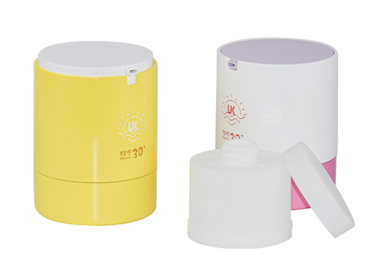 Packaging Innovations 50g airless cream jar with bottom rotation and replaceable design