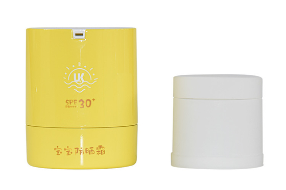 Packaging Innovations 50g airless cream jar with bottom rotation and replaceable design