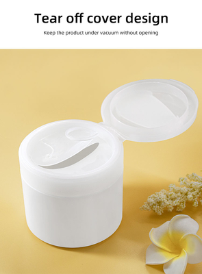 Fresh-Locked PP Cream Jar With Flip Cap 80g 100g And 200g