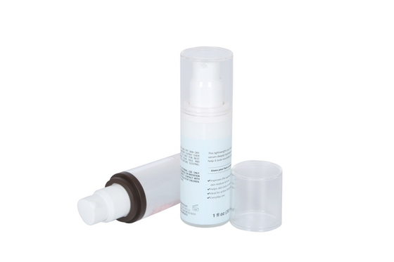 Custom Color 30ml Empty Foundation Bottle With Pump Ailress Od 36mm