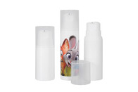 150ml / 200ml / 250ml Màu sắc và logo tùy chỉnh chai không khí PP Khối đóng gói mỹ phẩm UKA21