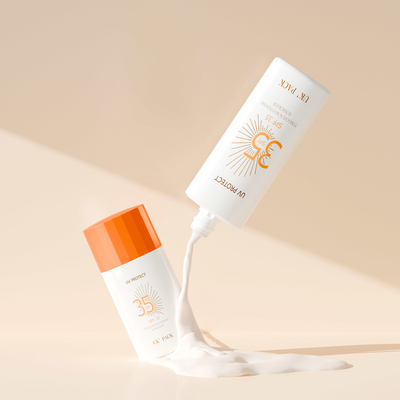 30ml & 50ml Tottle Liquid Sunscreen Lotion Bottle With Diamond-Shaped Special Cap Thùng chăm sóc da thân thiện với du lịch