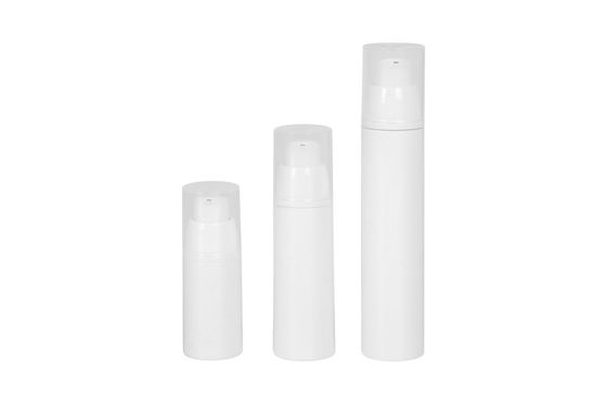 Số lượng lớn tròn 15ml 30ml 50ml Chai bơm không khí màu trắng