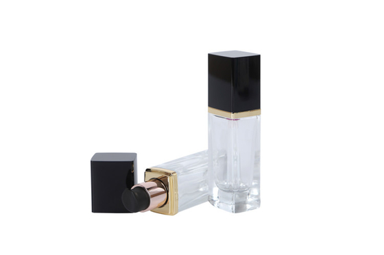 0.5oz trống hình vuông thủy tinh rõ ràng nền tảng chai chống rò rỉ trang điểm mỹ phẩm thùng chứa
